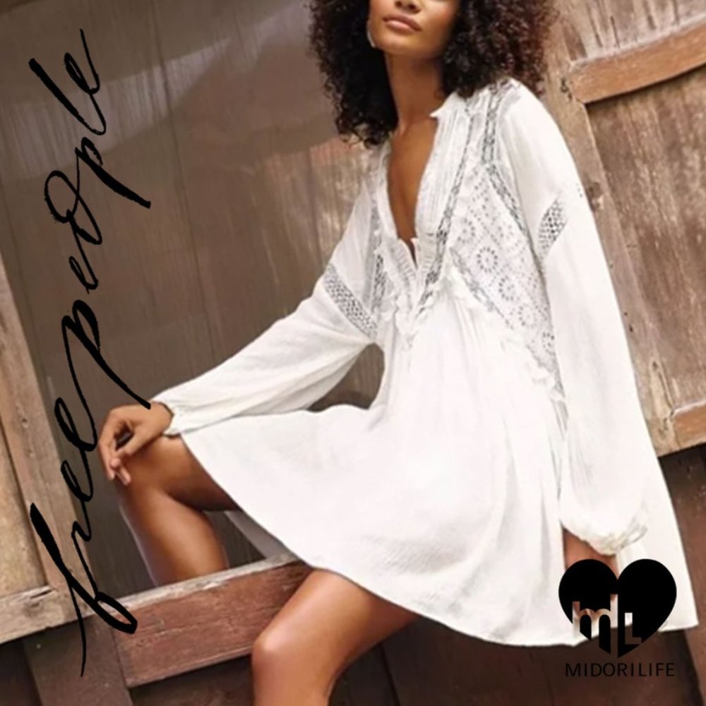 FREE PEOPLE Light Heart Mini Dress